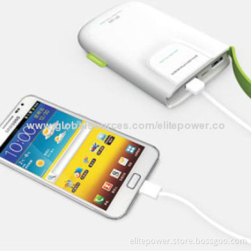 Dual-USB Port Power Banks for iPad 3, iPhone, HTC, Samsung and Nokia with 6,800mAh Capacity